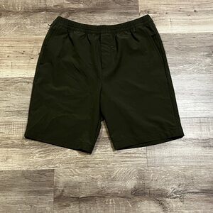 Banana Republic Men's Olive Athletic Shorts